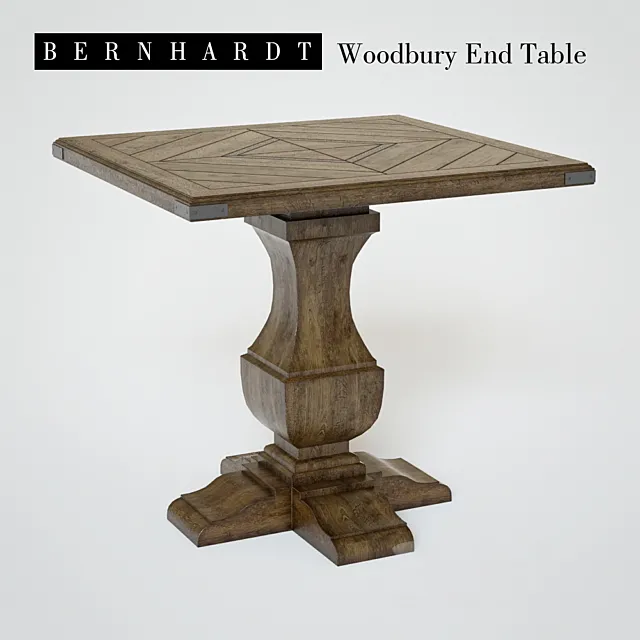 Bernhardt | Woodbury End Table 3DS Max Model