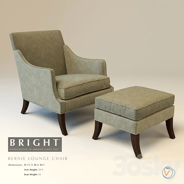 Bernie Lounge Armchair 3DS Max Model