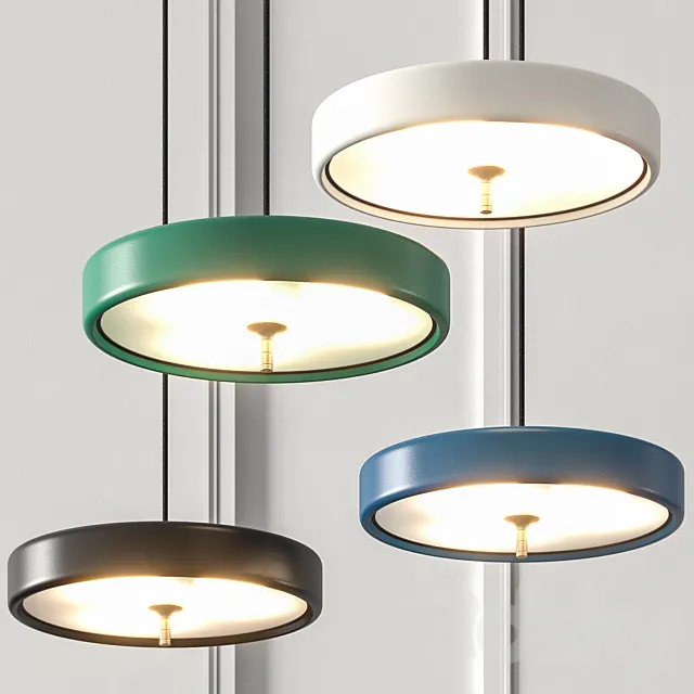 Bert Frank Revolve Pendant Lamp 3DS Max Model