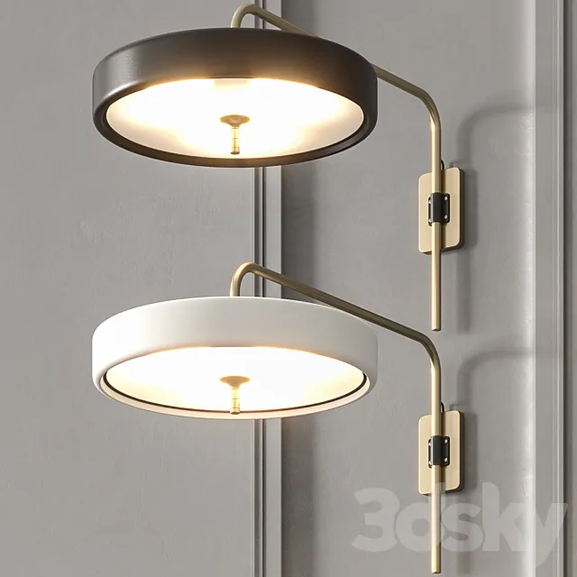 Bert Frank Revolve Sconce 3ds Max