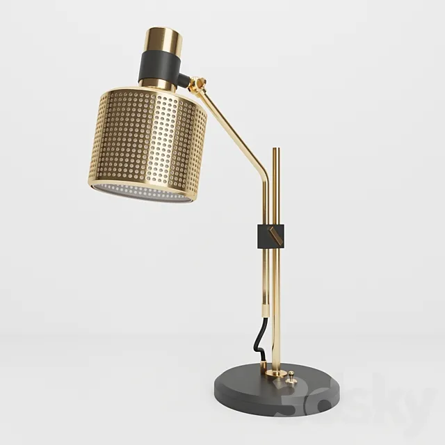 Bert Frank Riddle Single Table Light 3ds Max