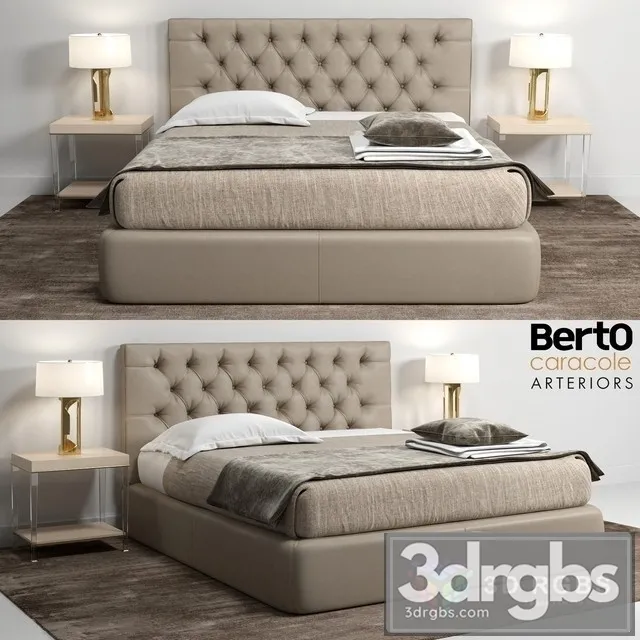 Berto Tribeca Bed 02 3dsmax Download