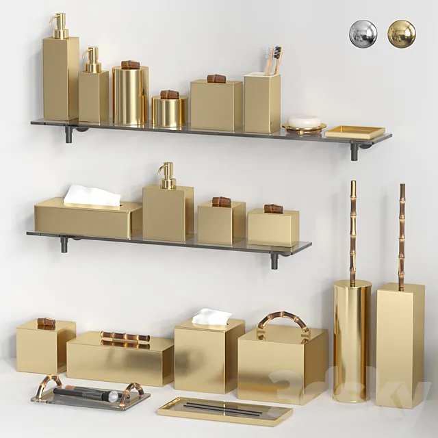 BERTOCCI GUCCIO bathroom accessories 3ds Max