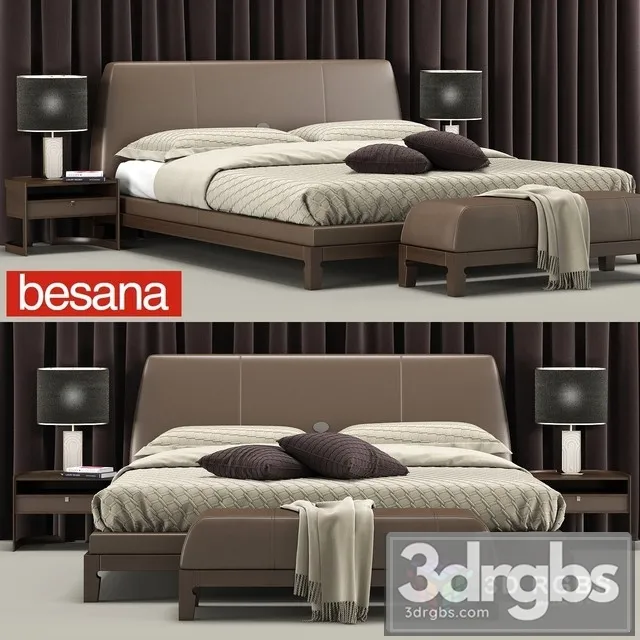 Besana Lavinia Bed 3dsmax Download