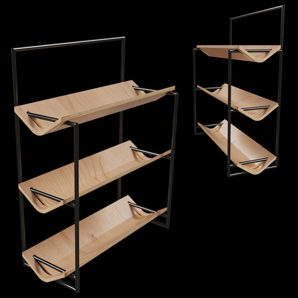 Bester Studio – Wine shelf VINKE 3ds Max