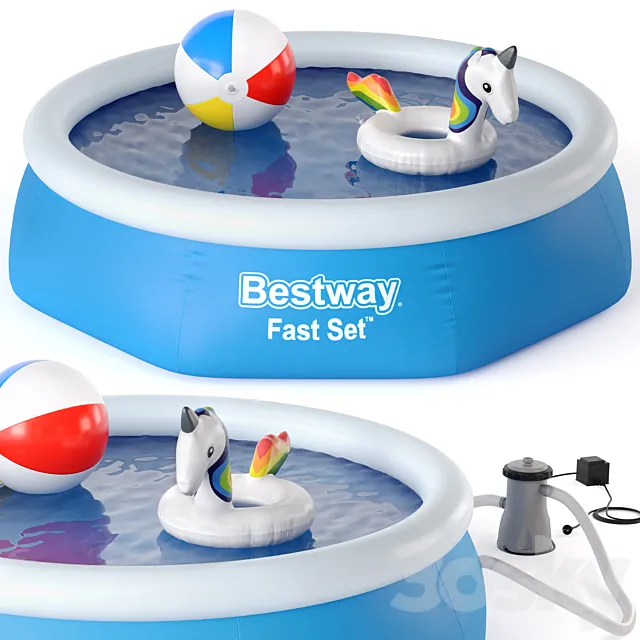 Bestway pool Fast Set 3ds Max