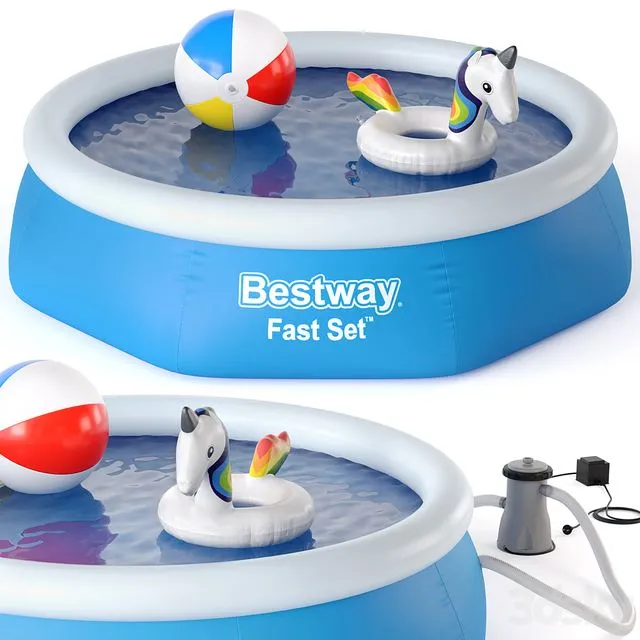 Bestway pool Fast Set 3dsMax Model