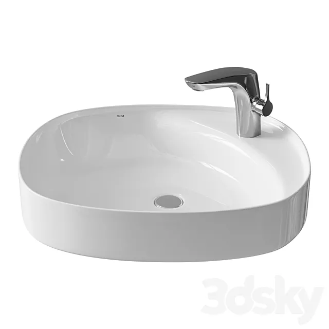 BEYOND REF: 3270B8000 Overhead ceramic washbasin 3ds Max