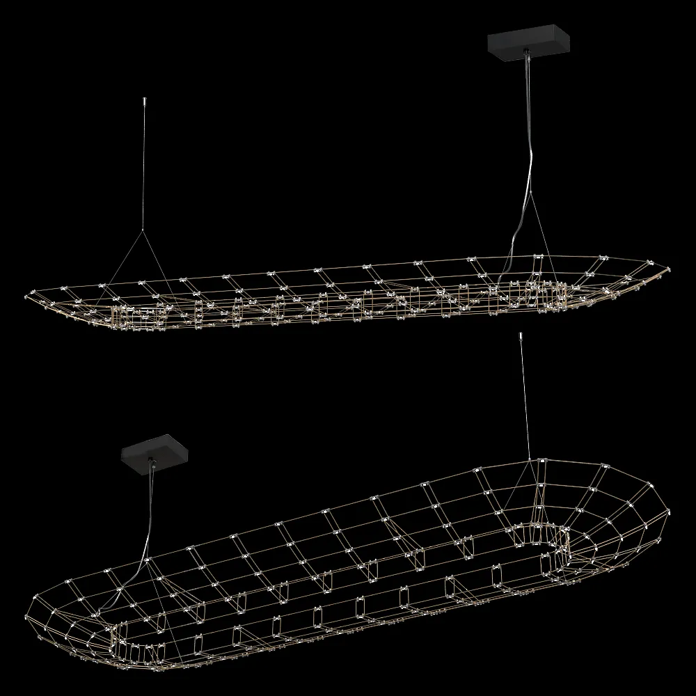 Bezhko – Chandelier Liberty long 3ds Max