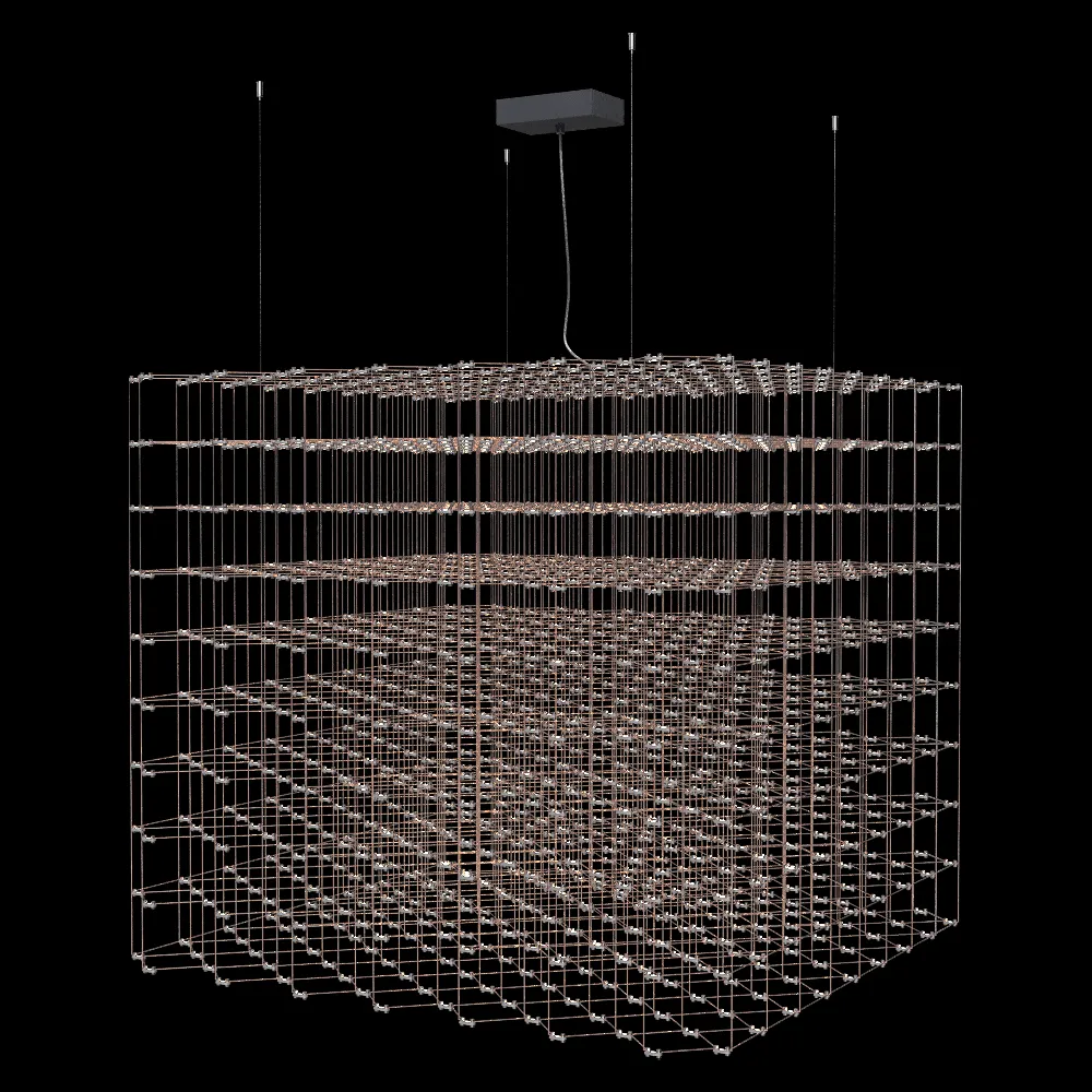 Bezhko – Chandelier Manta cube 3ds Max