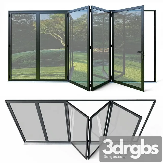 Bi folding doors 3dsmax Download