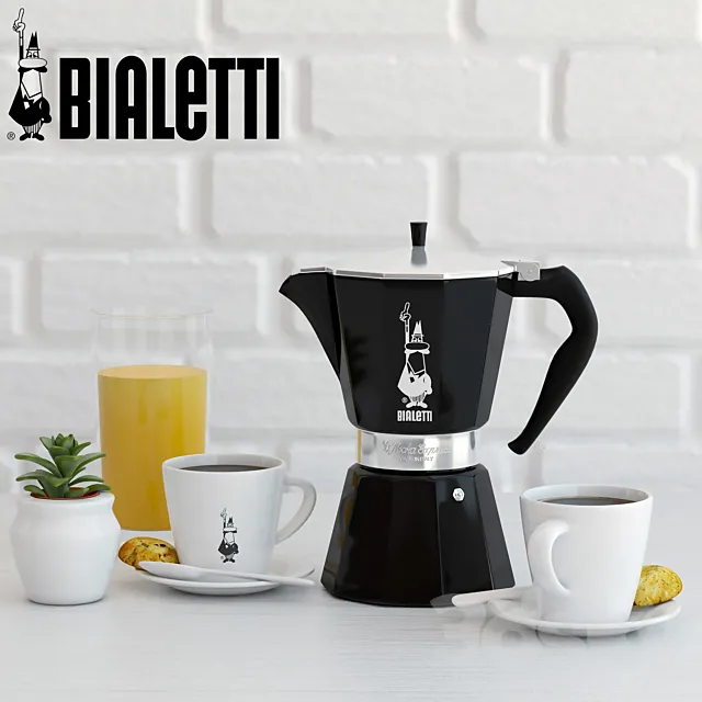 Bialetti coffee set 3DSMax File