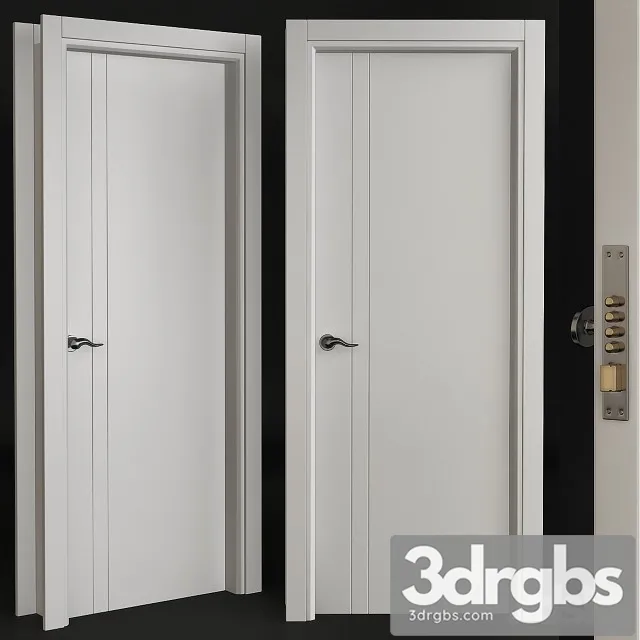 Bianco Noble Belldinni Modern Interior Door 3dsmax Download