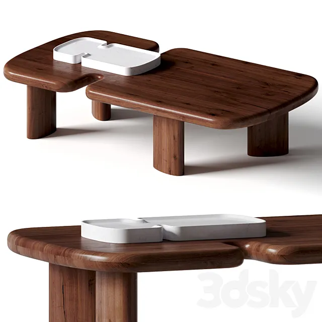 Bicephale by Ralph Pucci coffee table 3ds Max