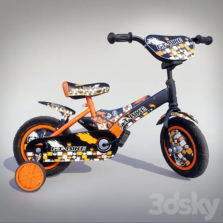bicycle 3DS Max