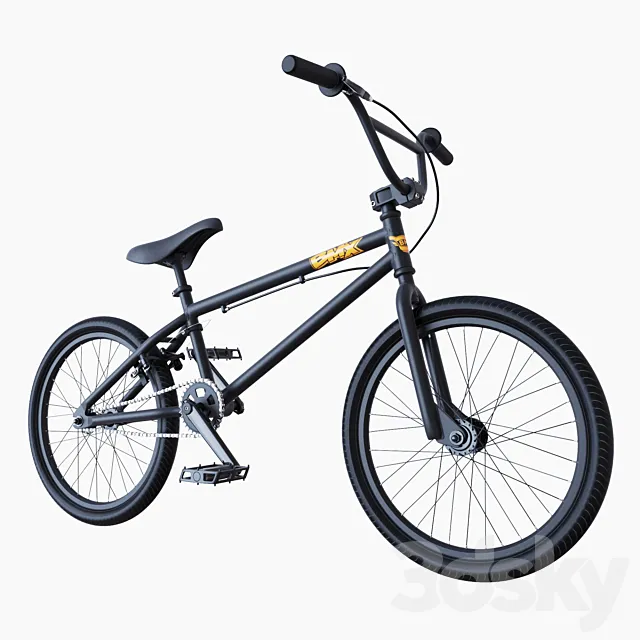 Bicycle bmx 3DS Max Model