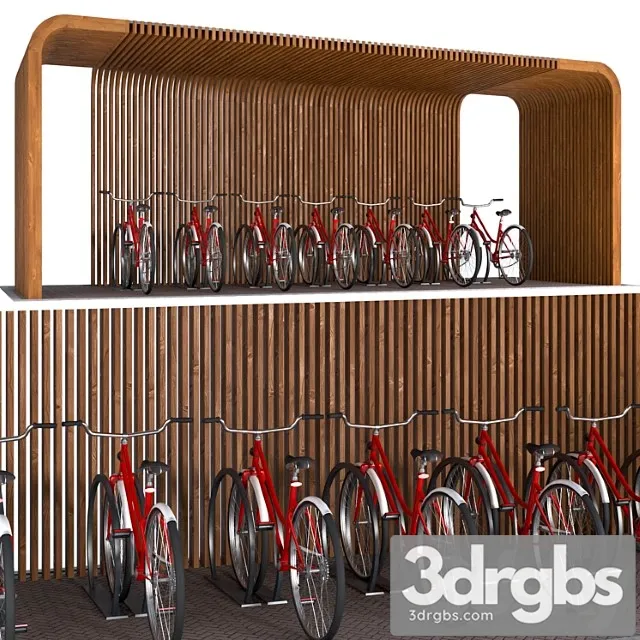 Bicycle parking 3dsmax Download