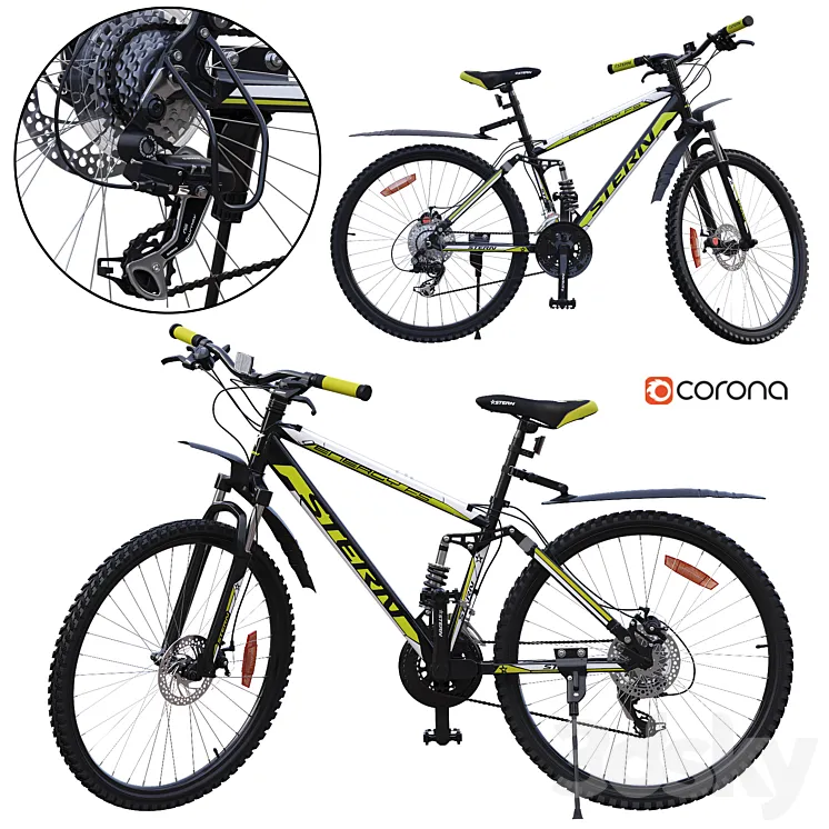 Bicycle Stern corona 3DS Max Model