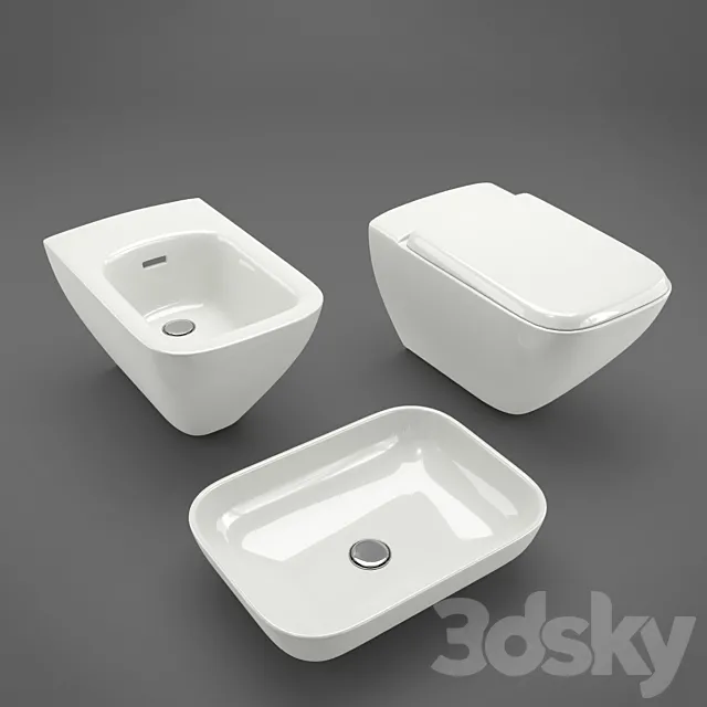 Bidet Toilet Sink 3DSMax File