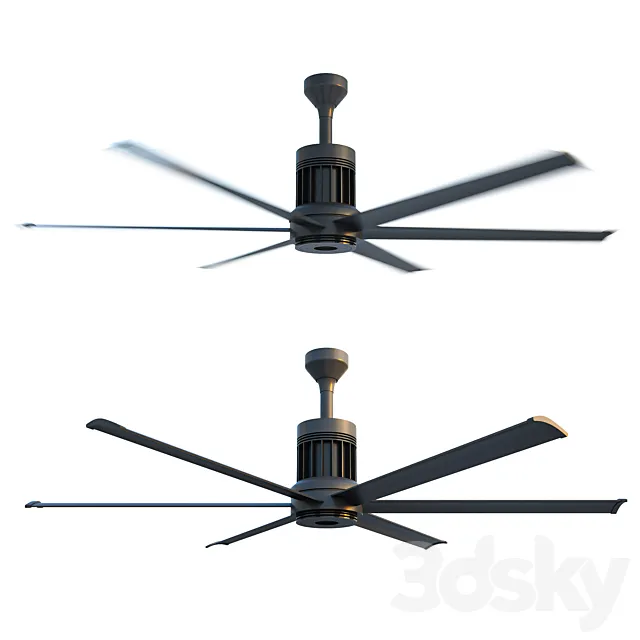 Big Ass Fans i6 3DS Max Model