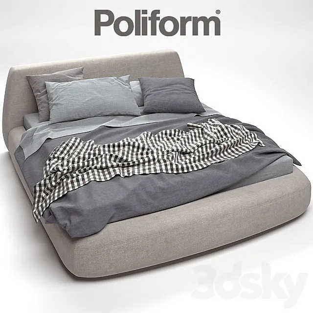 Big Bed Poliform 3DSMax File