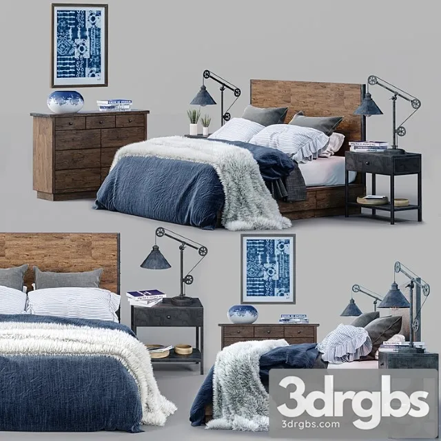 Big Daddy Antiques Bed Set 3dsmax Download