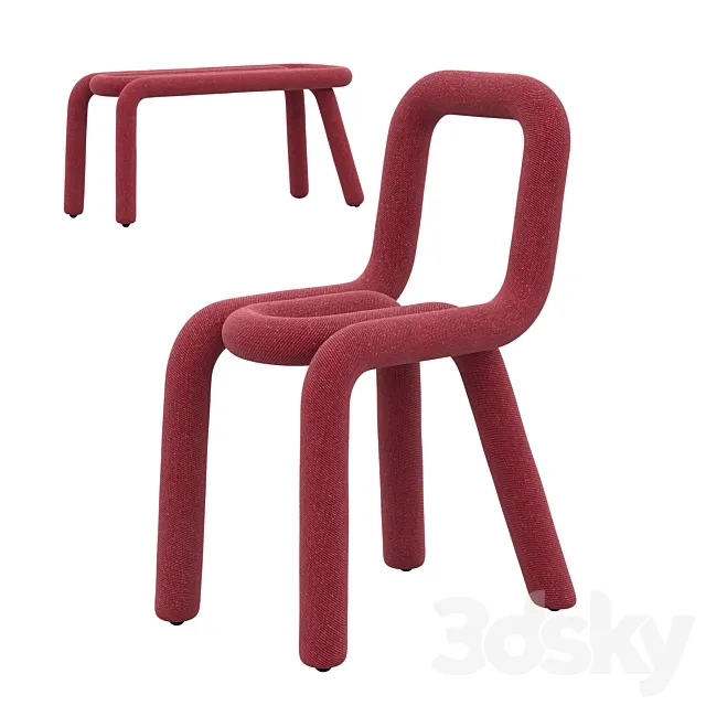 Big-Game Bold chair and bench 3ds Max