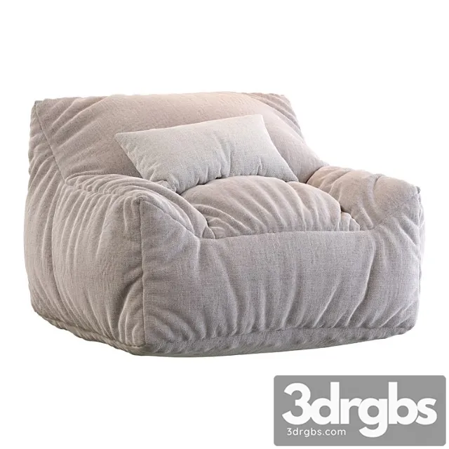 Big joe lux large bean bag chair & lounger