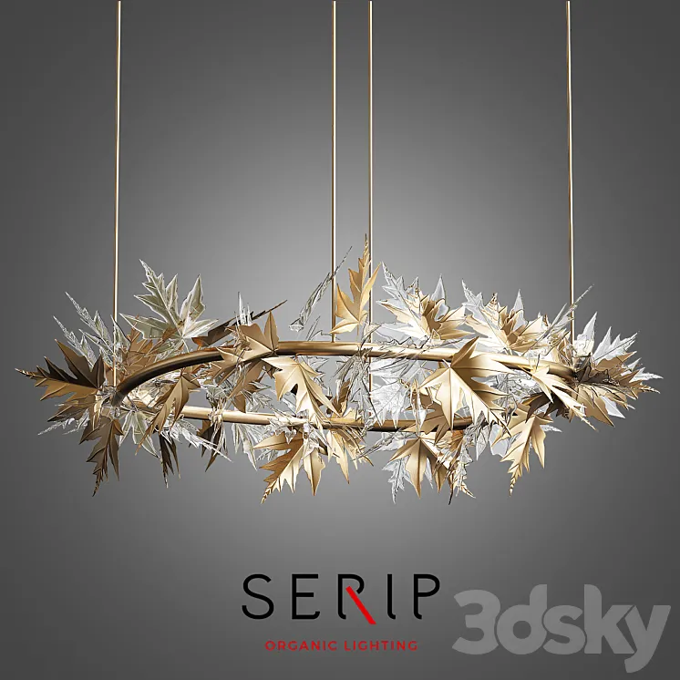 Bijout Oval Chandelier by Serip Lighting 3DS Max