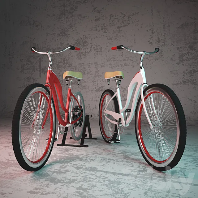 Bike + bike dynamo 3ds Max