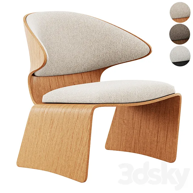 Bikini armchair by Hans Olsen 3ds Max