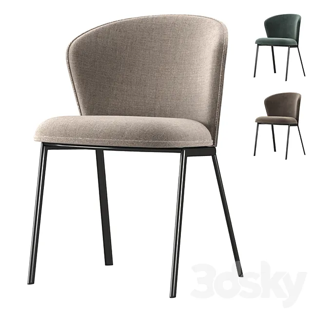 Billa Dining Chair by Segis 3ds Max