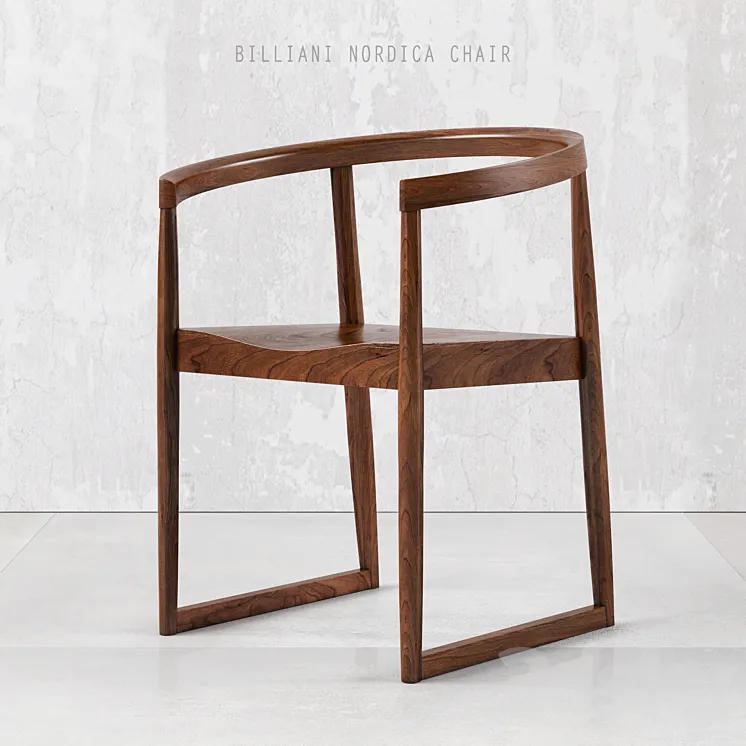 Billiani Nordica Chair by Marco Ferreri 3DS Max Model