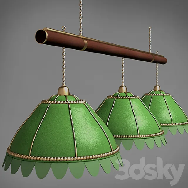 Billiard Lamp 3ds Max