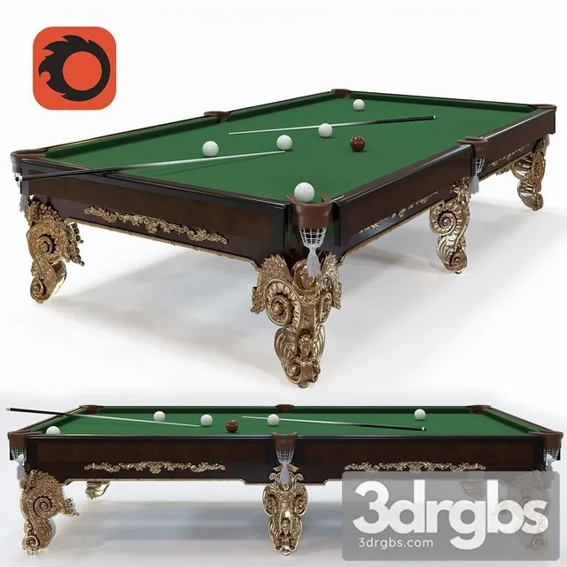 Billiard Table Ludovik 12 Feet 3dsmax Download