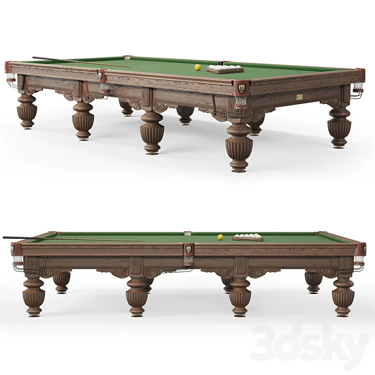 “Billiard table Ruptur “”Baron””” 3DS Max