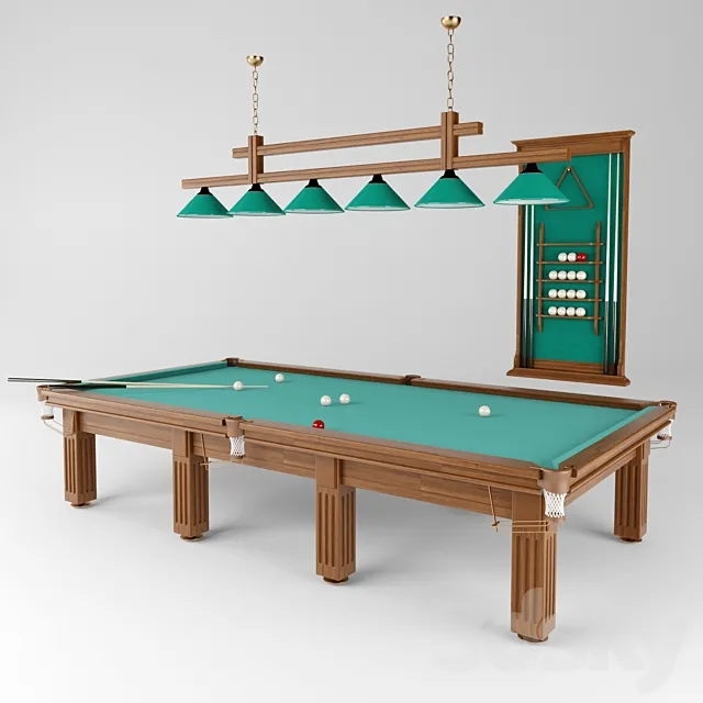 Billiards 3ds Max