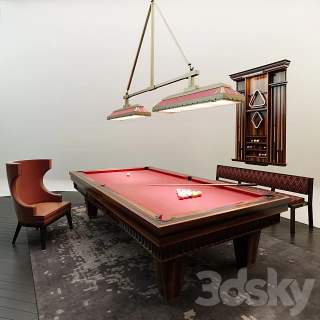 billiards_SET 3ds Max