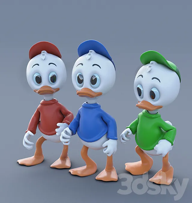 Billy Willy and Dilly 3DS Max Model