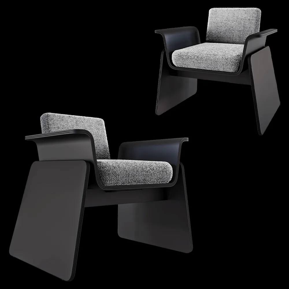 Bino home – Armchair Base bend 3ds Max