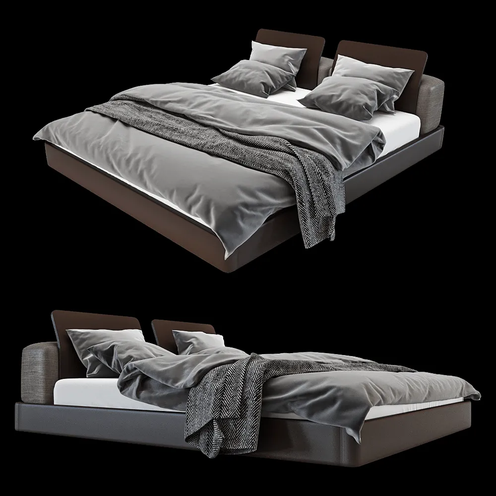 Bino home – Bed Base 3ds Max