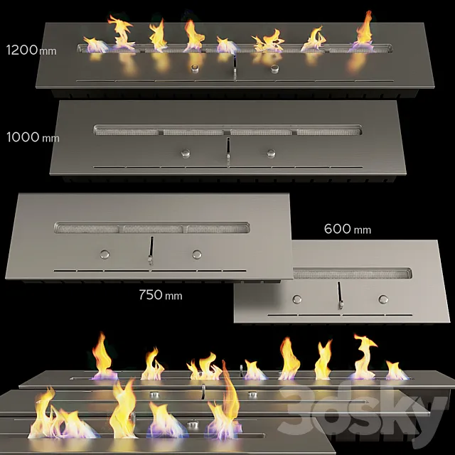 Bio-fireplace 3DSMax File