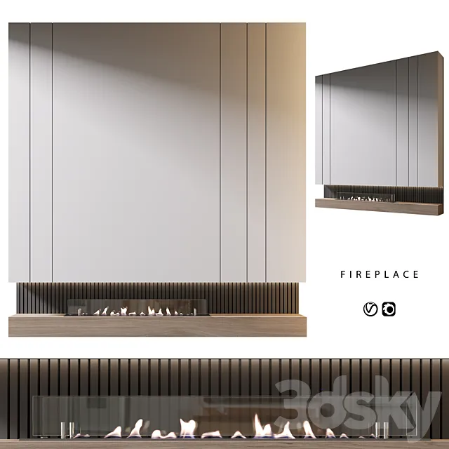 Biofireplace | bio fireplace 3DS Max Model