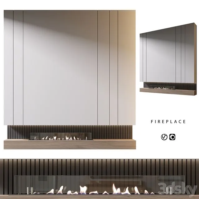 Biofireplace set 3dsMax Model