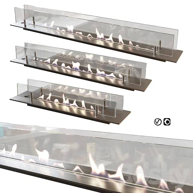 Biofireplaces | Bio fireplaces 3DS Max Model