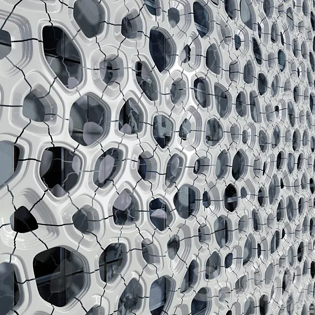 Bionica decorative facade 3DS Max Model