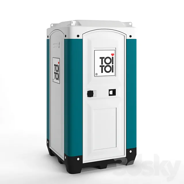 Biotoilet ToiToi 3DS Max Model