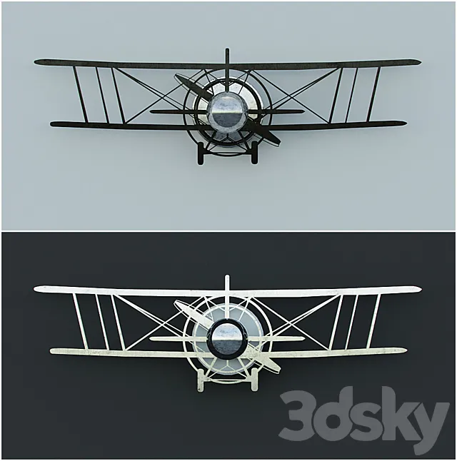 Biplane 3DSMax File