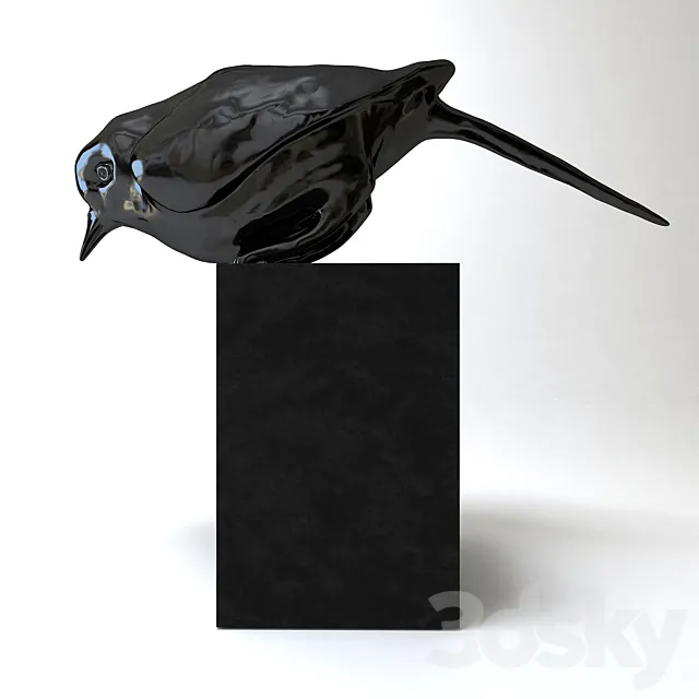 “Bird on Stand” 3DSMax File