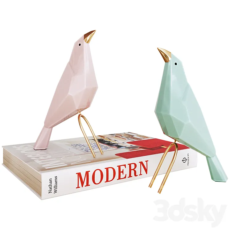 Birds Decor 3DS Max Model